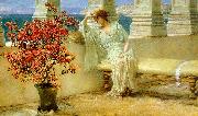 Alma Tadema Her Eyes are with Her Thoughts Germany oil painting artist